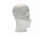 Baardmasker non woven PP Wit one size 1000st. - Afbeelding 2