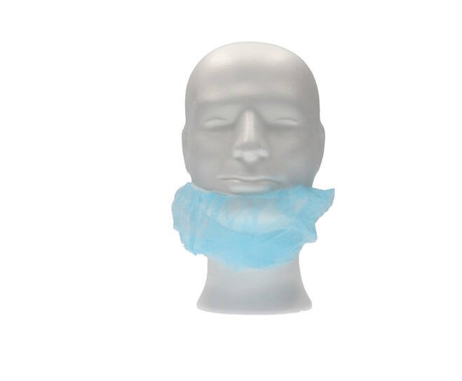 Baardmasker non woven PP wit one size 1 elastiek 1000st.