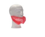 Baardmasker non woven PP rood one size 1000st.
