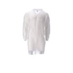 Bezoekersjas non woven PP klittenband XXXL 100st. wit