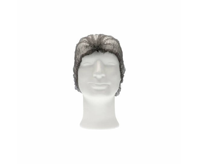 CMT Haarnet (clip cap) Non Woven PP Zwart L