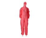 Coverall ritssluiting Non Woven PP rood XXXL 50st.