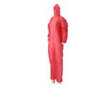 Coverall ritssluiting Non Woven PP rood XXXL 50st.