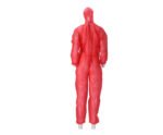 Coverall ritssluiting Non Woven PP rood XXXL 50st.