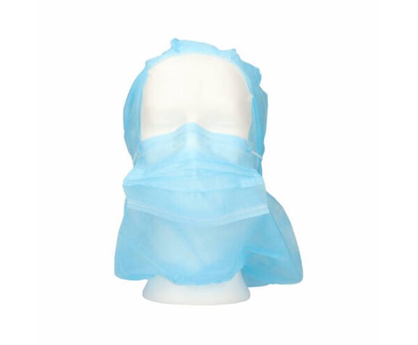 Mondmasker en astrocap one size blauw 500st.