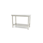 Werktafel rvs - 180 x 60 cm - Verstelbare Hoogte - met Onderschap