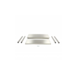 Werktafel rvs - 200 x 60 cm - Verstelbare Hoogte - met Onderschap
