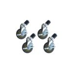 Werktafel wielen 4 stuks- met rem - 5 inch / 12,7 cm